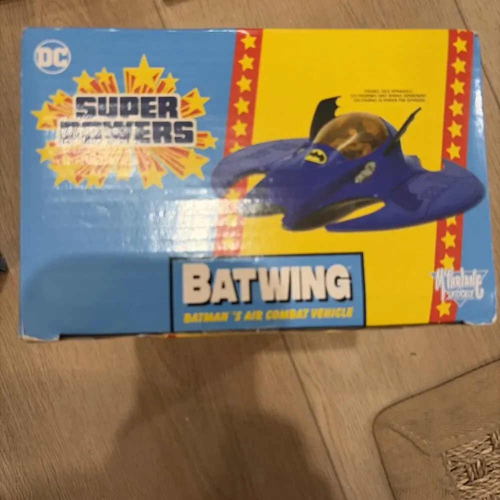 New In Box DC Super Powers Batman Batwing Vehicle McFarlane Toys Sealed New